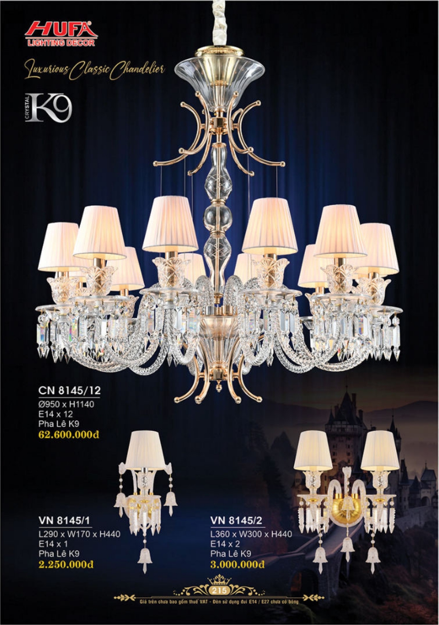 Bảng giá đèn trang trí HUFA